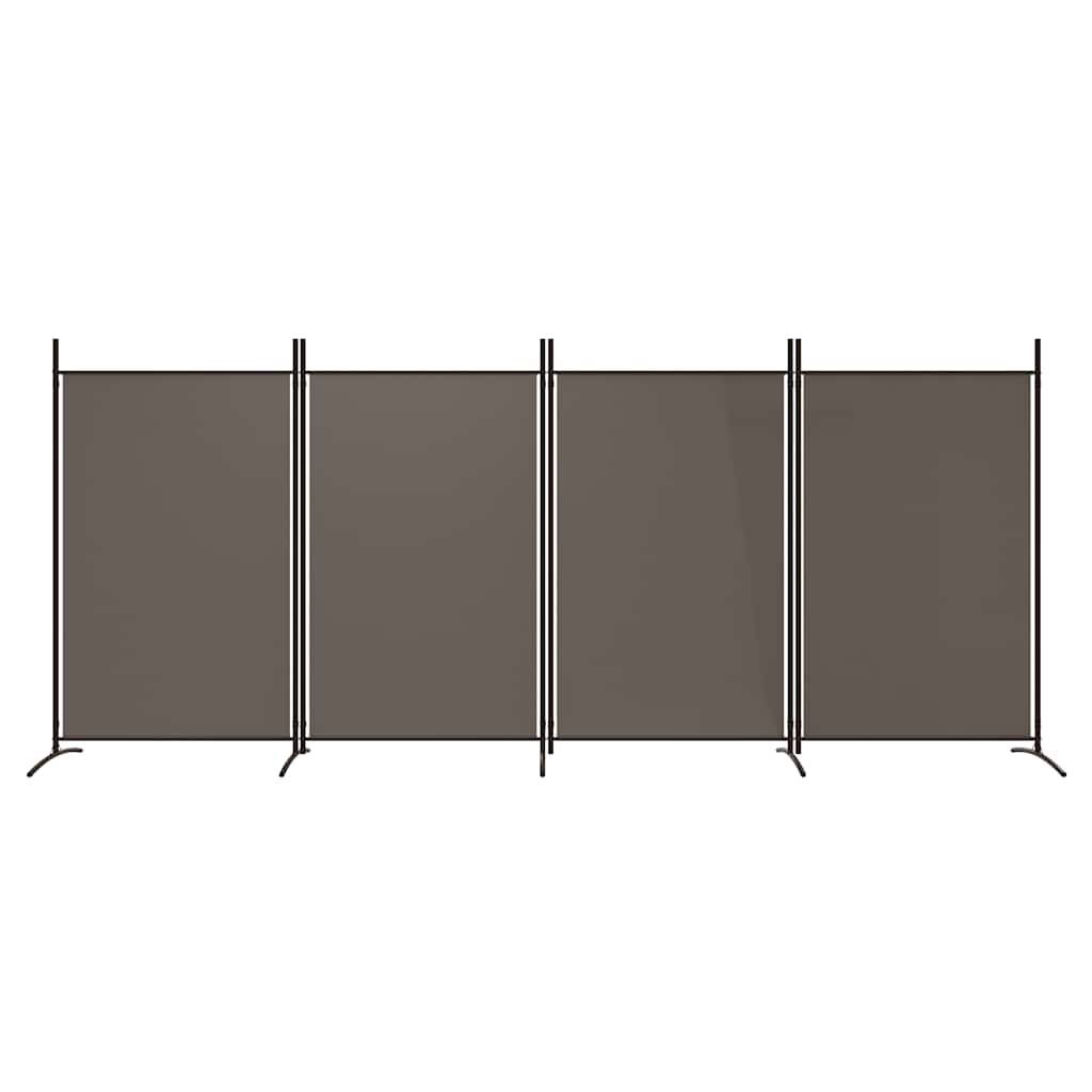 8720287196624_g_en_hd_1 vidaXL 4-Panel Room Divider Anthracite 346x180 cm Fabric - Image 3