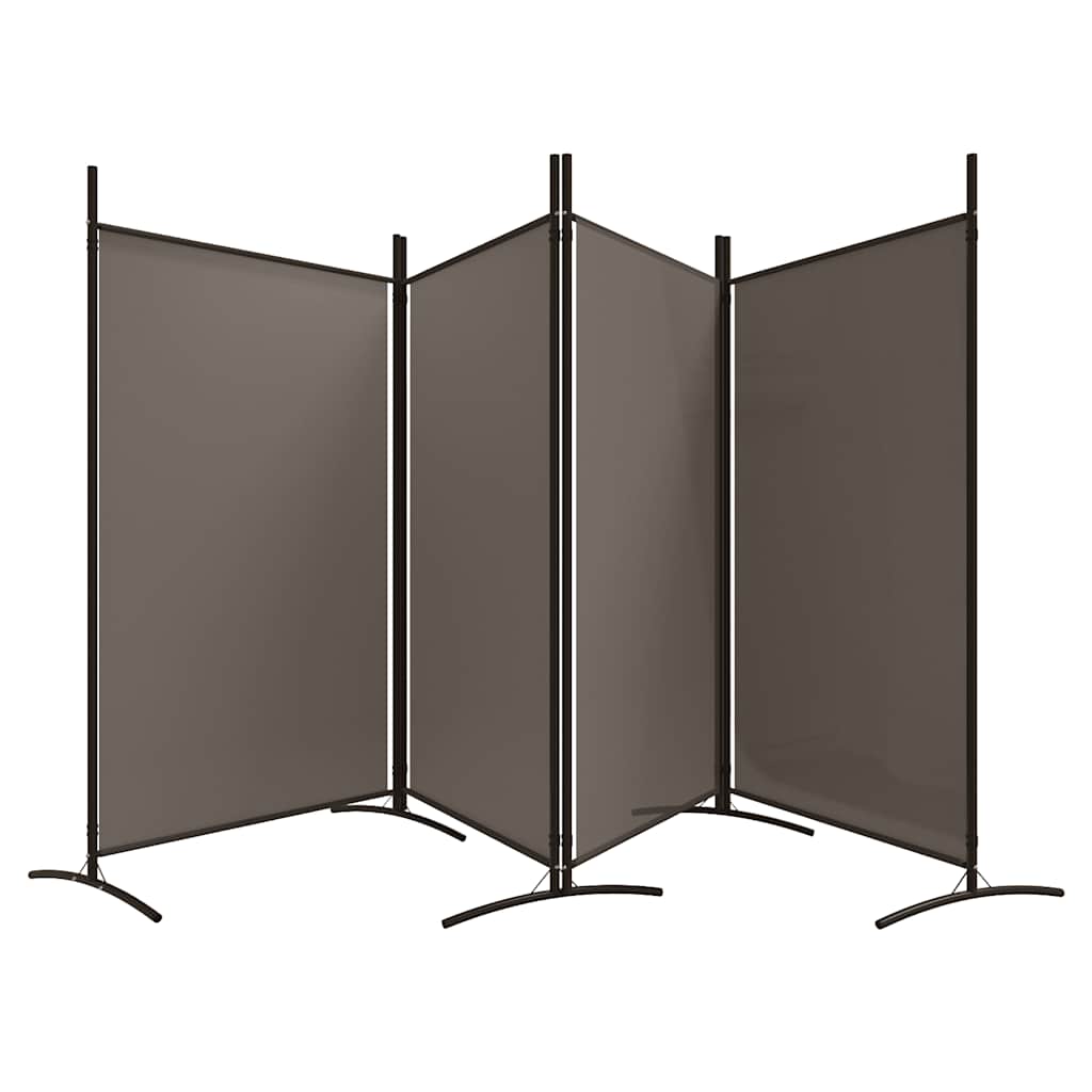8720287196624_g_en_hd_3 vidaXL 4-Panel Room Divider Anthracite 346x180 cm Fabric - Image 5