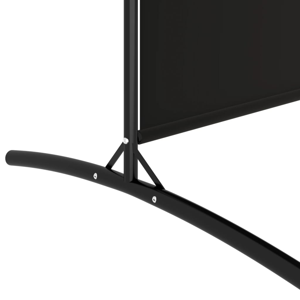 8720287196631_g_en_hd_5 vidaXL 4-Panel Room Divider Black 346x180 cm Fabric - Image 7