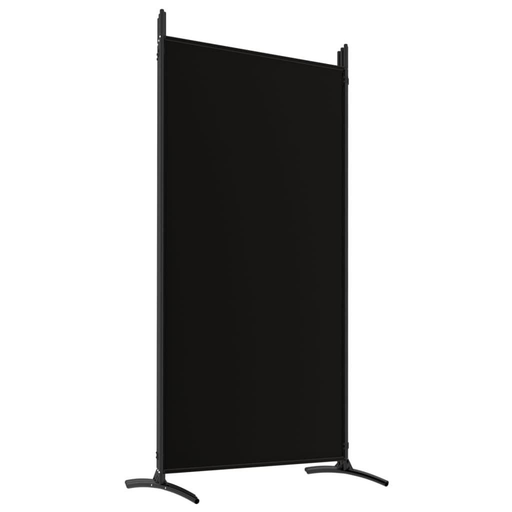 8720287196679_g_en_hd_4 vidaXL 5-Panel Room Divider Black 433x180 cm Fabric - Image 6