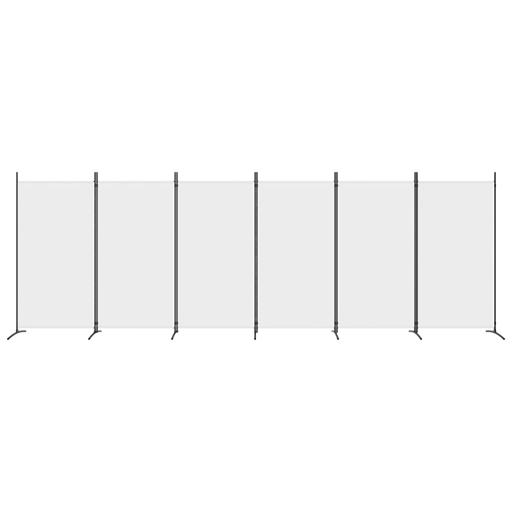 8720287196686_g_en_hd_1 vidaXL 6-Panel Room Divider White 520x180 cm Fabric - Image 3