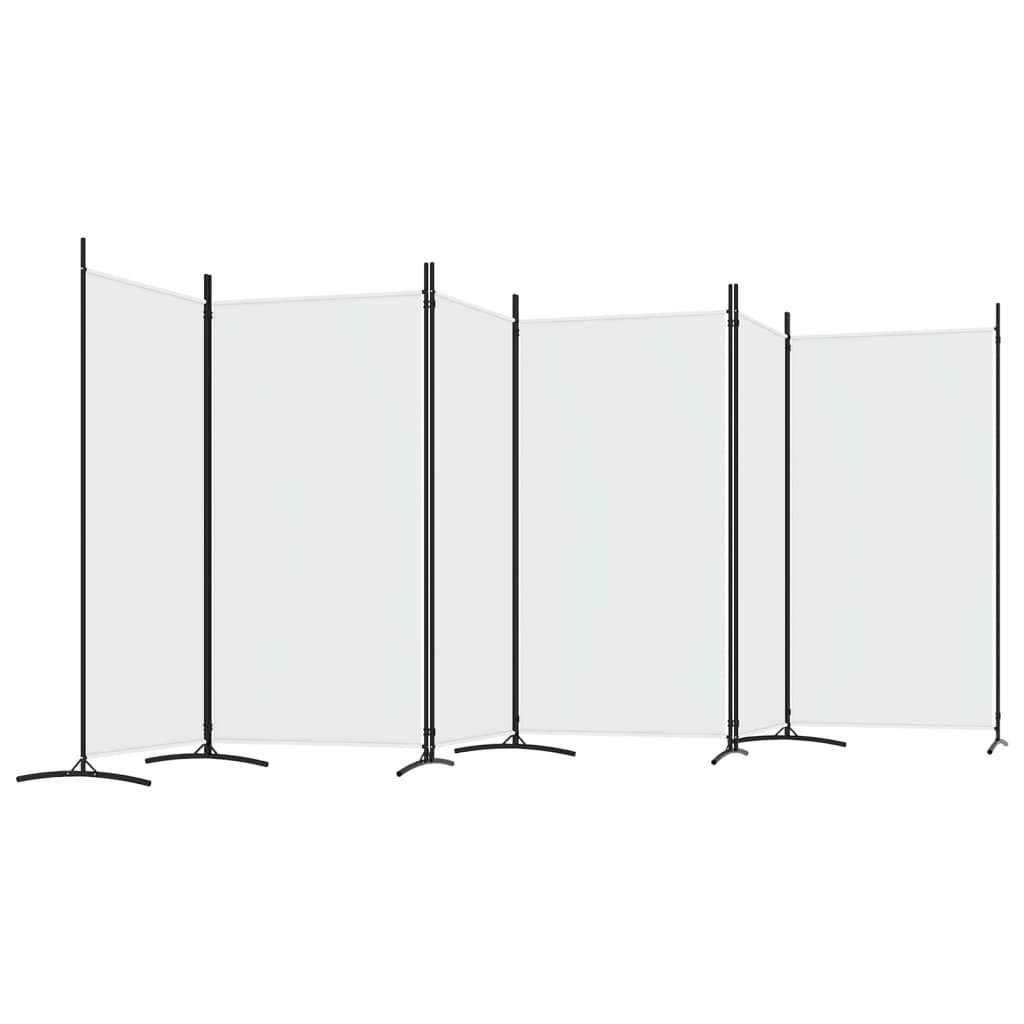 8720287196686_g_en_hd_3 vidaXL 6-Panel Room Divider White 520x180 cm Fabric - Image 5