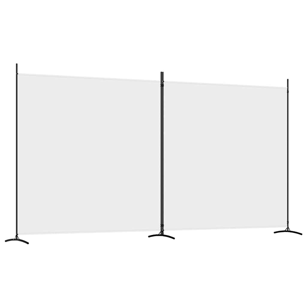 8720287196723_a_en_hd_1 vidaXL 2-Panel Room Divider White 348x180 cm Fabric - Image 2