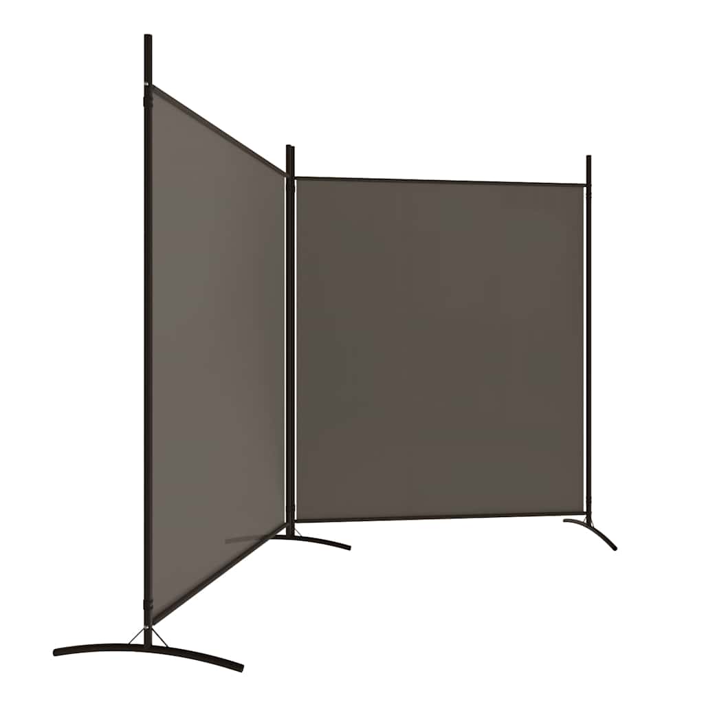 8720287196747_g_en_hd_2 vidaXL 2-Panel Room Divider Anthracite 348x180 cm Fabric - Image 4