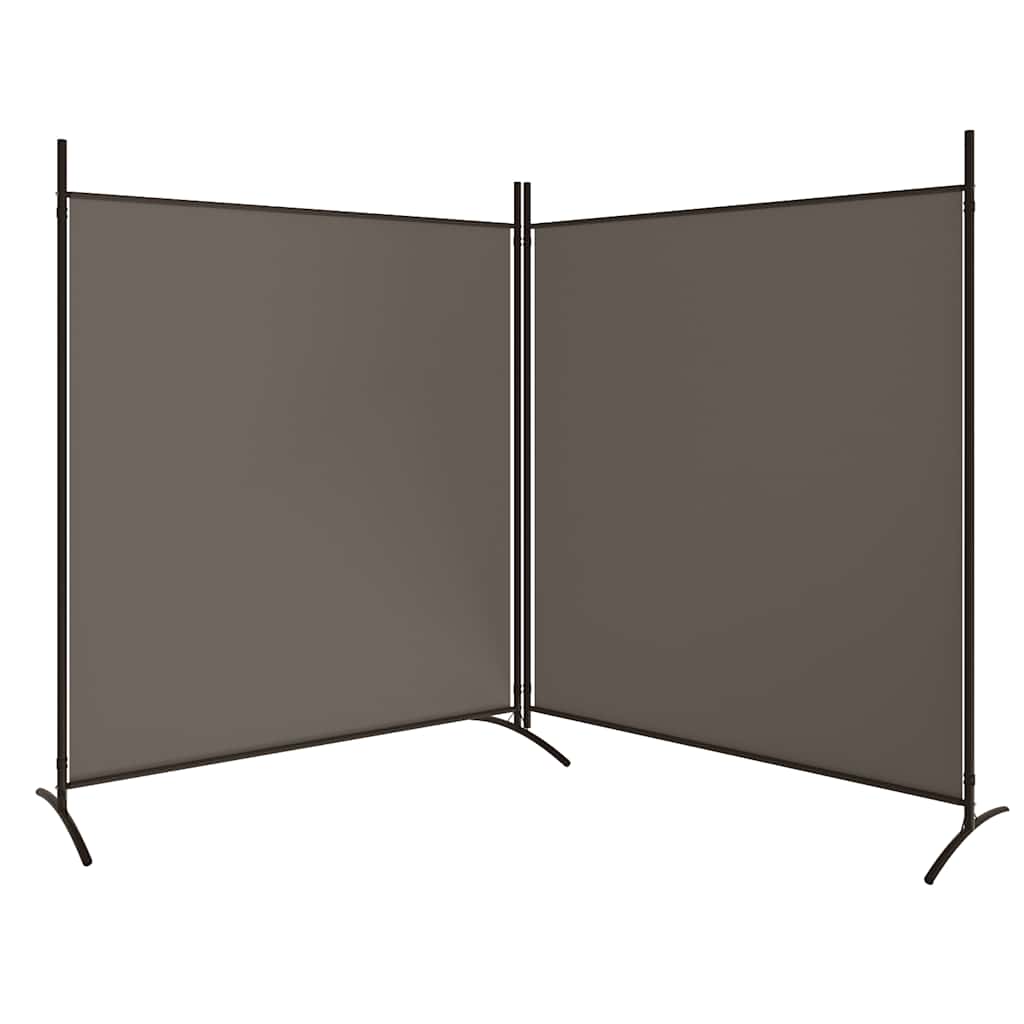 8720287196747_g_en_hd_3 vidaXL 2-Panel Room Divider Anthracite 348x180 cm Fabric - Image 5
