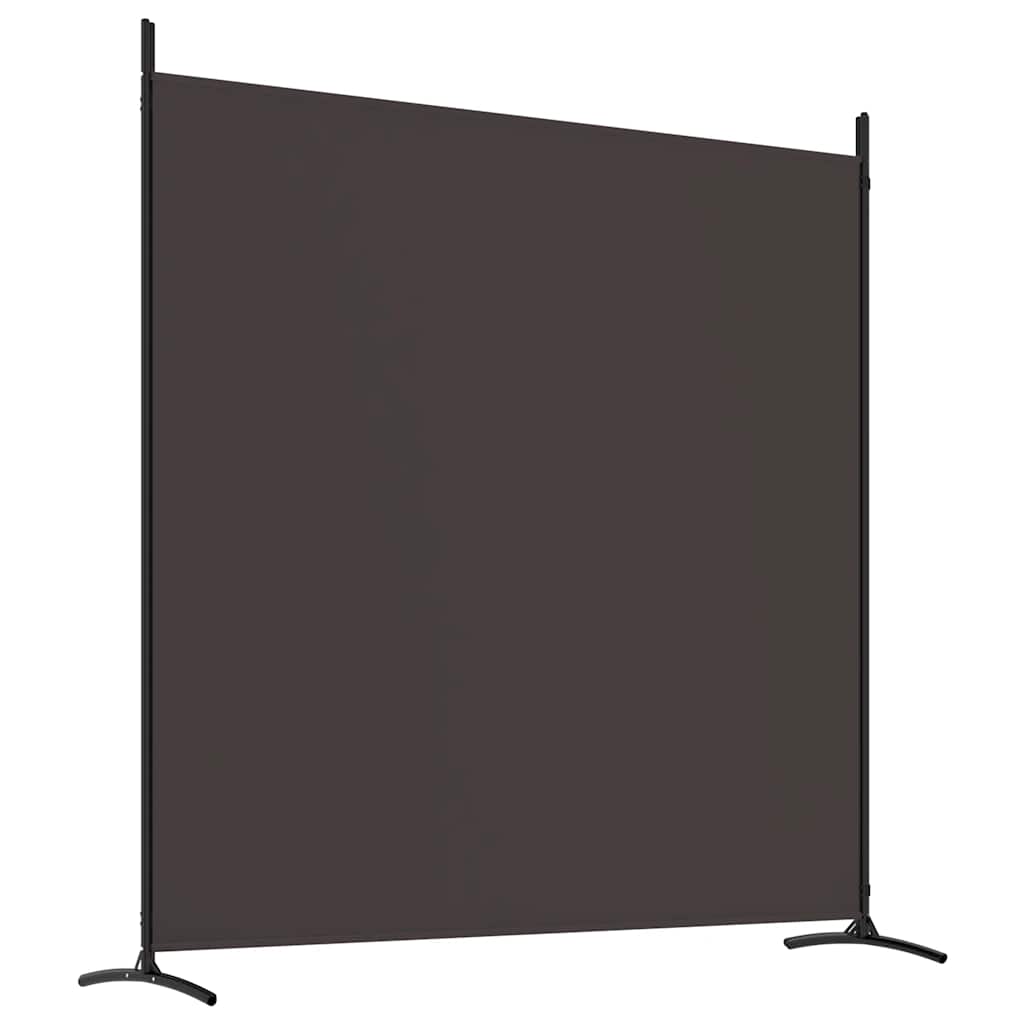 8720287196815_g_en_hd_4 vidaXL 4-Panel Room Divider Brown 698x180 cm Fabric - Image 6