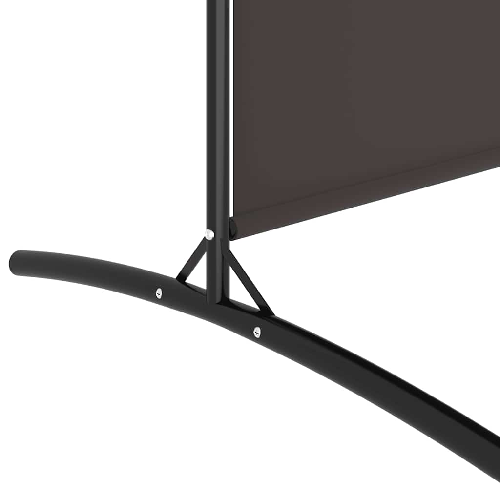 8720287196815_g_en_hd_5 vidaXL 4-Panel Room Divider Brown 698x180 cm Fabric - Image 7