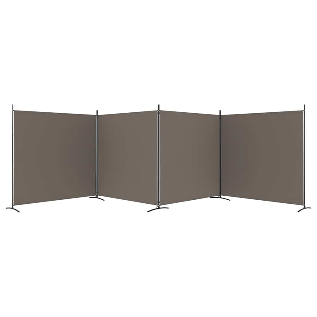 8720287196822_g_en_hd_1 vidaXL 4-Panel Room Divider Anthracite 698x180 cm Fabric - Image 3