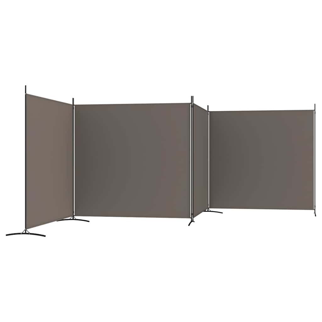 8720287196822_g_en_hd_2 vidaXL 4-Panel Room Divider Anthracite 698x180 cm Fabric - Image 4