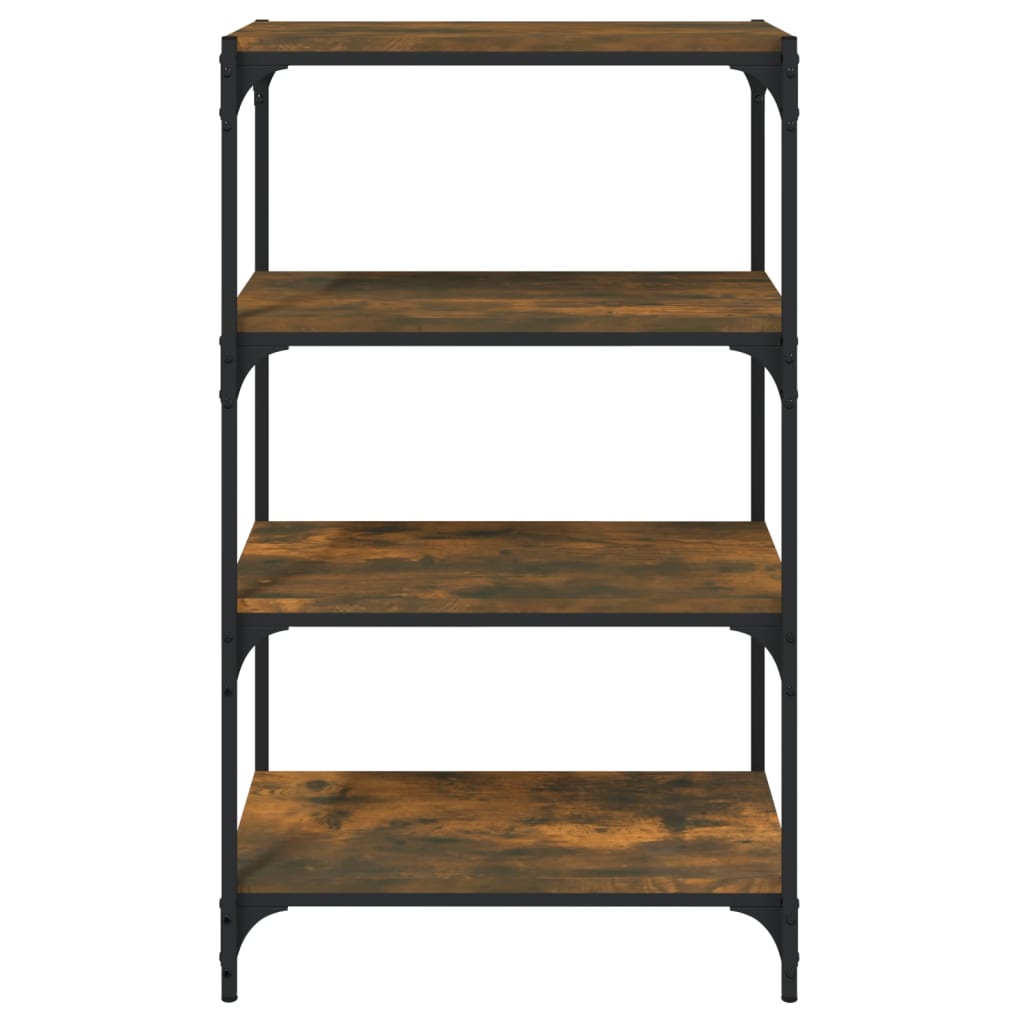 8720287197119_g_en_hd_3 vidaXL Book Cabinet Smoked Oak 60x33x100 cm Engineered Wood and Steel - Image 6