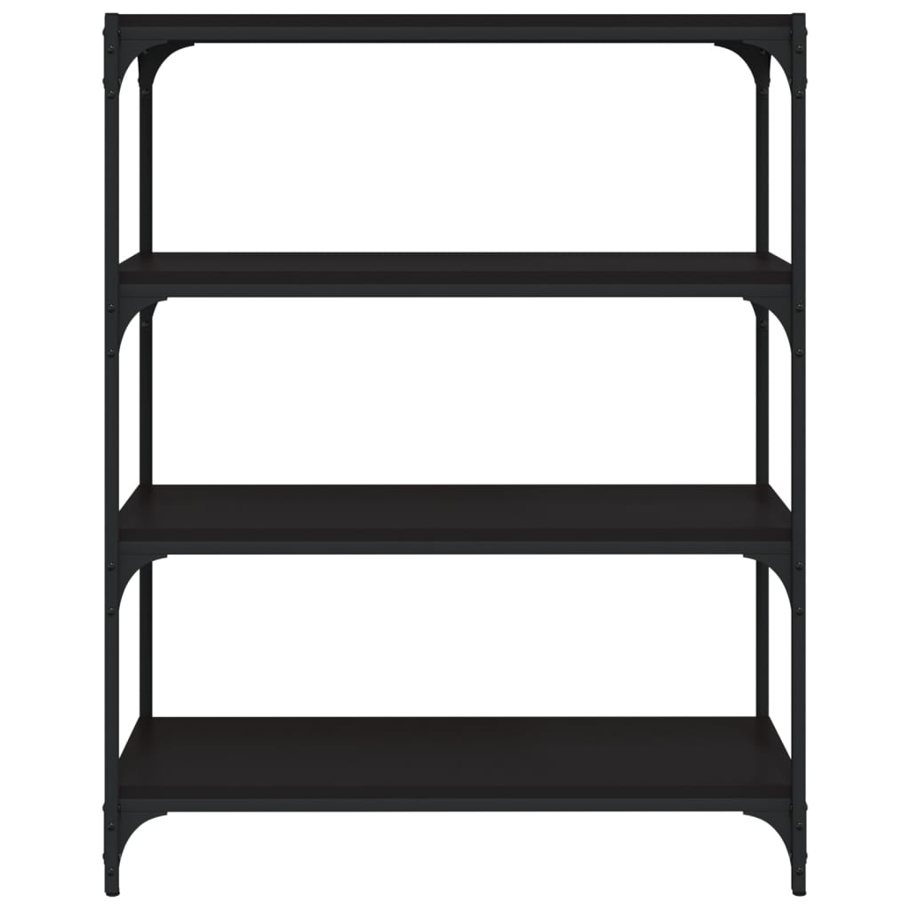 8720287197249_g_en_hd_3 vidaXL Book Cabinet Black 80x33x100 cm Engineered Wood and Steel - Image 6