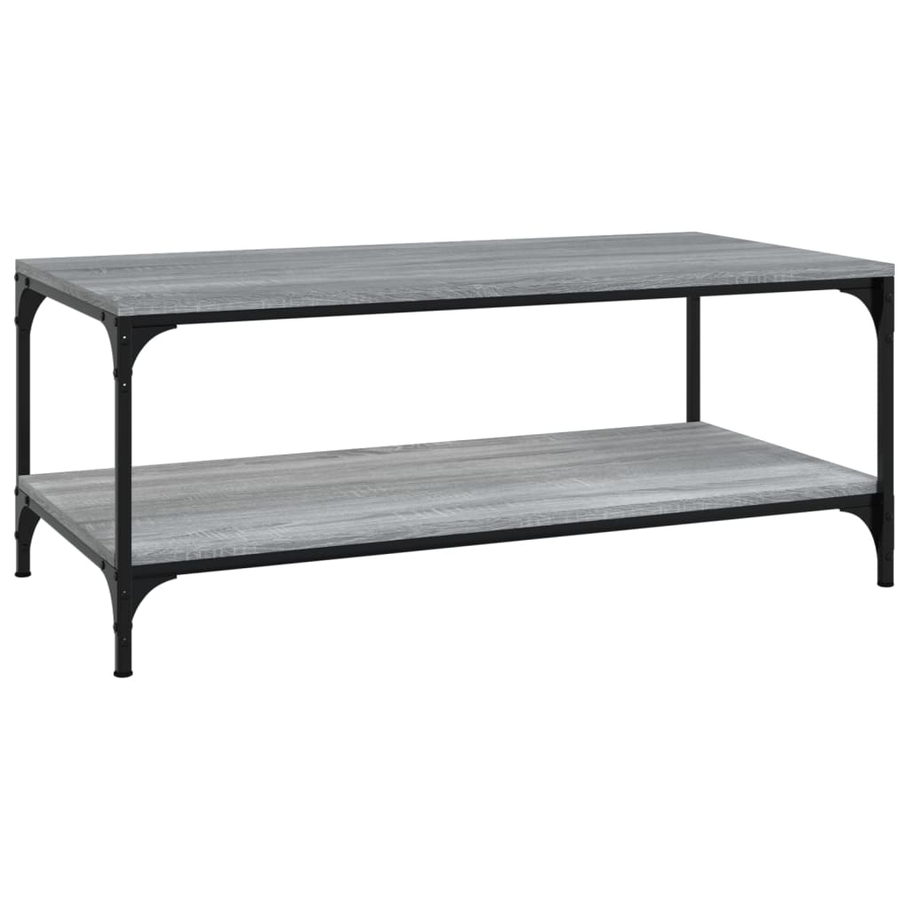 8720287197478_a_en_hd_1 vidaXL Coffee Table Grey Sonoma 100x50x40 cm Engineered Wood - Image 2