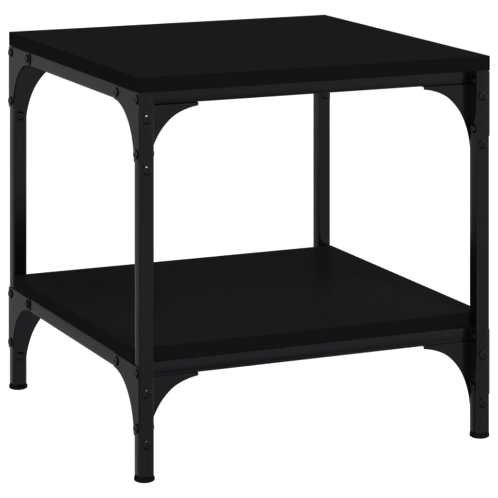 8720287197591_a_en_hd_1 vidaXL Side Table Black 40x40x40 cm Engineered Wood - Image 2