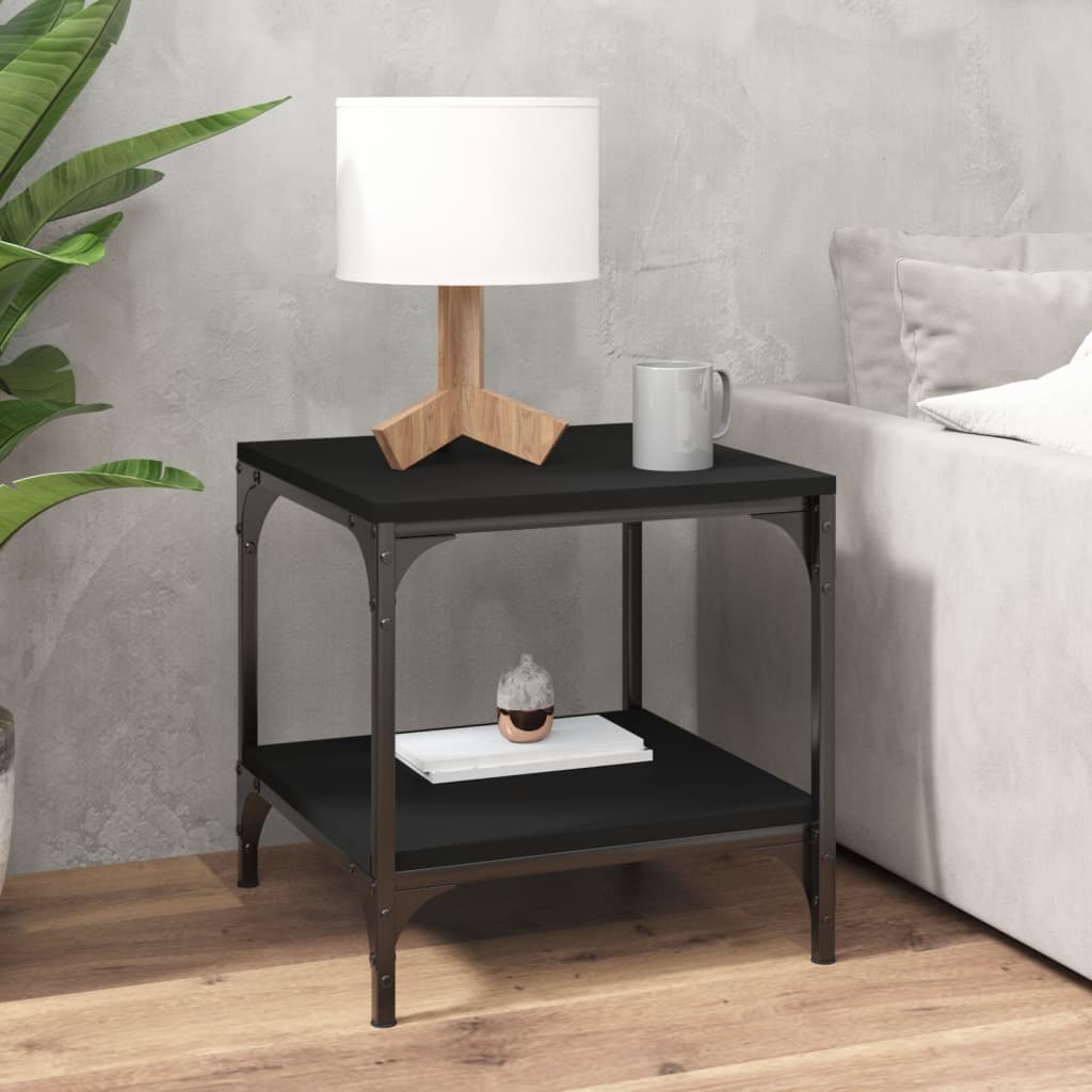 8720287197607_g_en_hd_1 vidaXL Side Tables 2 pcs Black 40x40x40 cm Engineered Wood - Image 3