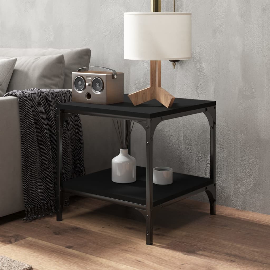 8720287197607_g_en_hd_2 vidaXL Side Tables 2 pcs Black 40x40x40 cm Engineered Wood - Image 4