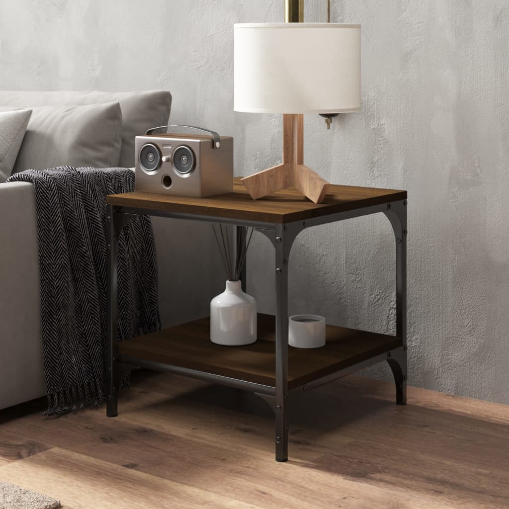 8720287197683_g_en_hd_2 vidaXL Side Tables 2 pcs Brown Oak 40x40x40 cm Engineered Wood - Image 4