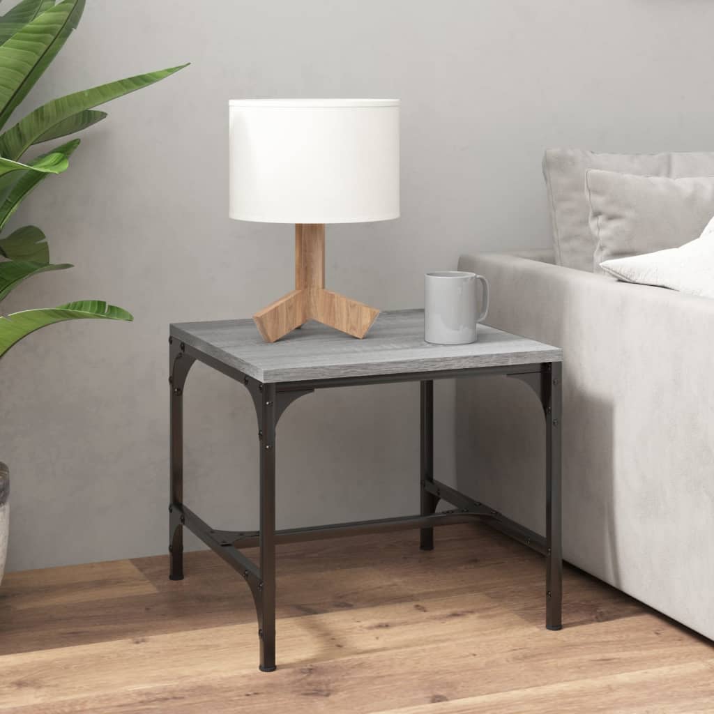 8720287197904_m_en_hd_1 vidaXL Side Table Grey Sonoma 40x40x35 cm Engineered Wood - Image 1