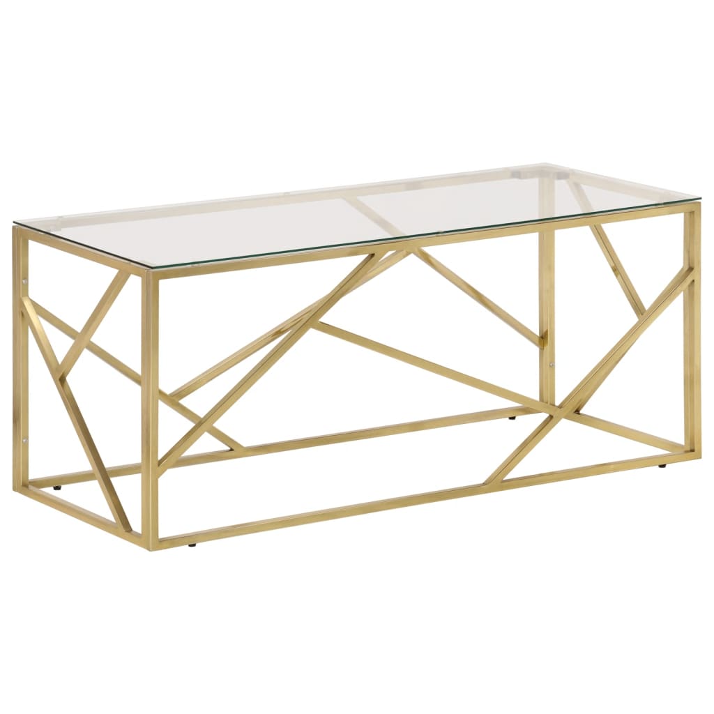 8720287199168_a_en_hd_1 vidaXL Coffee Table Gold Stainless Steel and Tempered Glass - Image 2