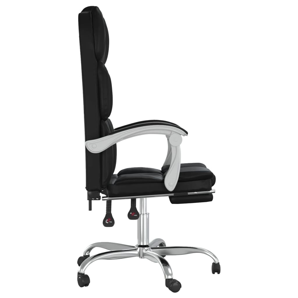 8720287200659_g_en_hd_2 vidaXL Reclining Office Chair Black Faux Leather - Image 4
