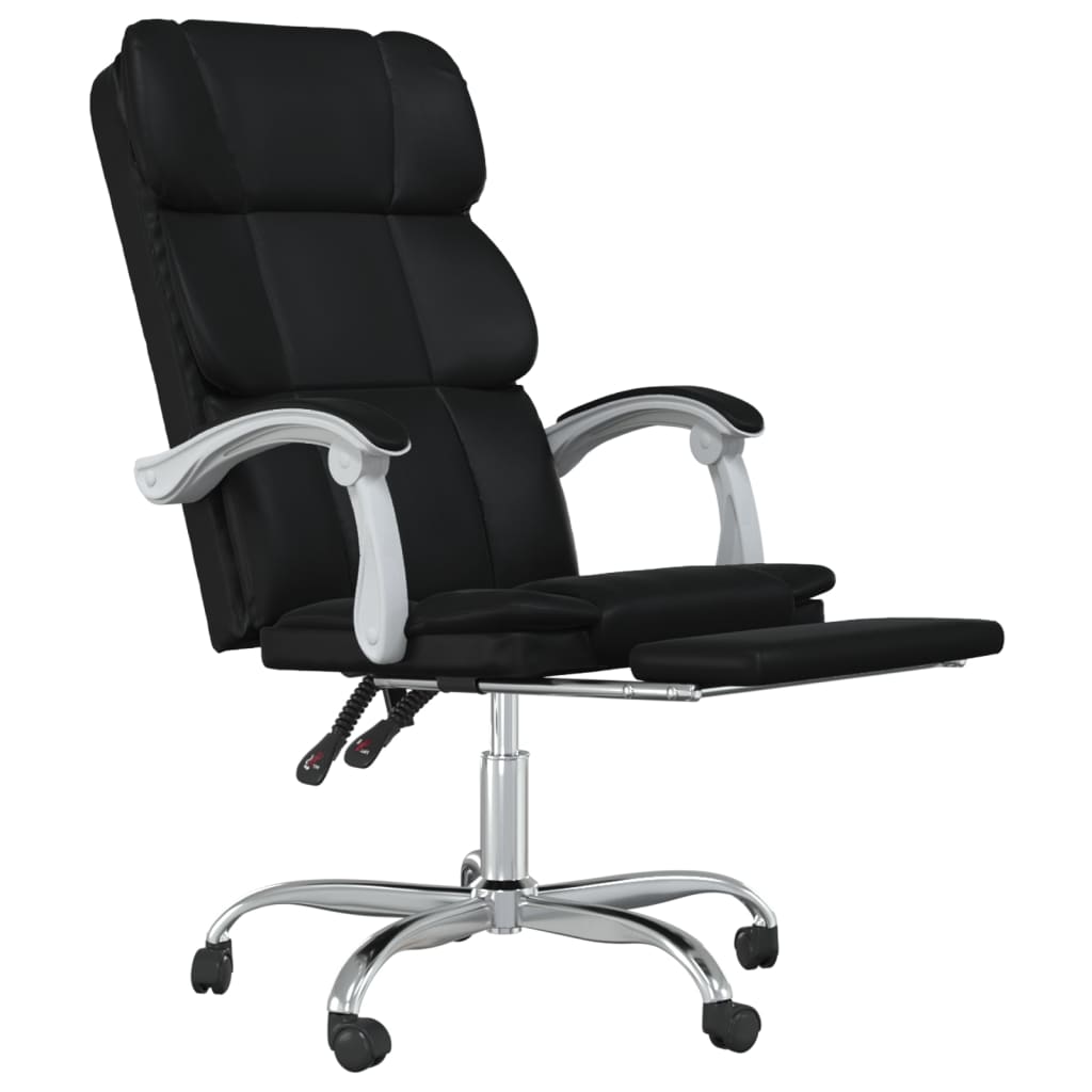 8720287200659_g_en_hd_4 vidaXL Reclining Office Chair Black Faux Leather - Image 6