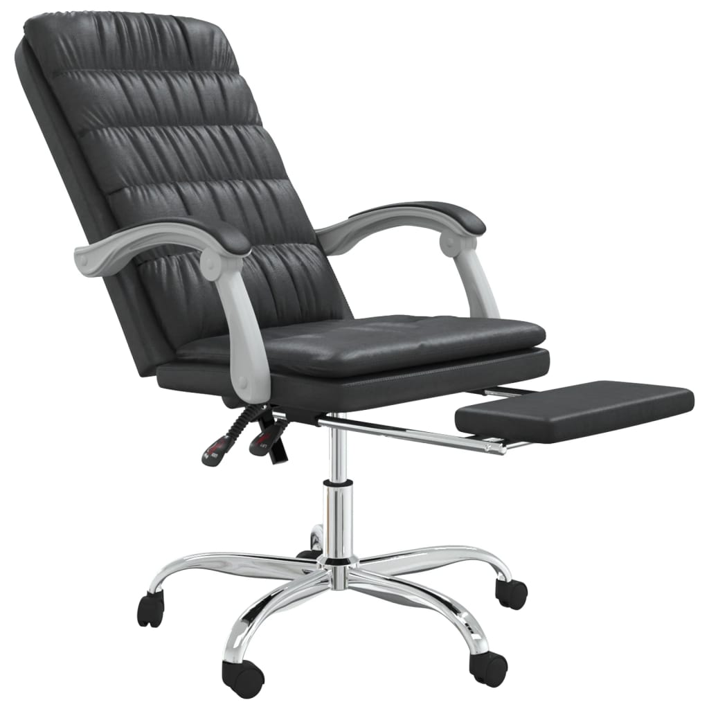 8720287200895_g_en_hd_4 vidaXL Reclining Office Chair Black Faux Leather - Image 6