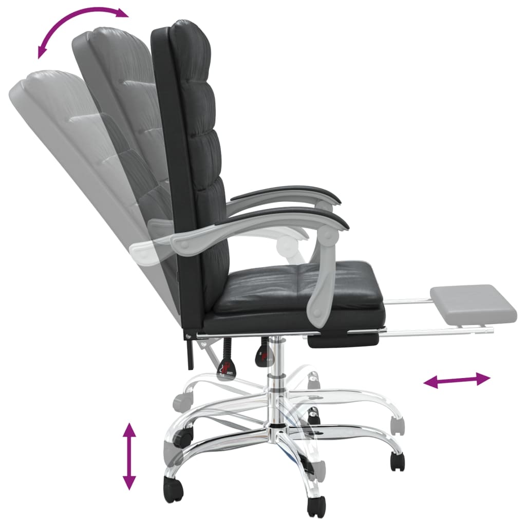 8720287200895_g_en_hd_6 vidaXL Reclining Office Chair Black Faux Leather - Image 8