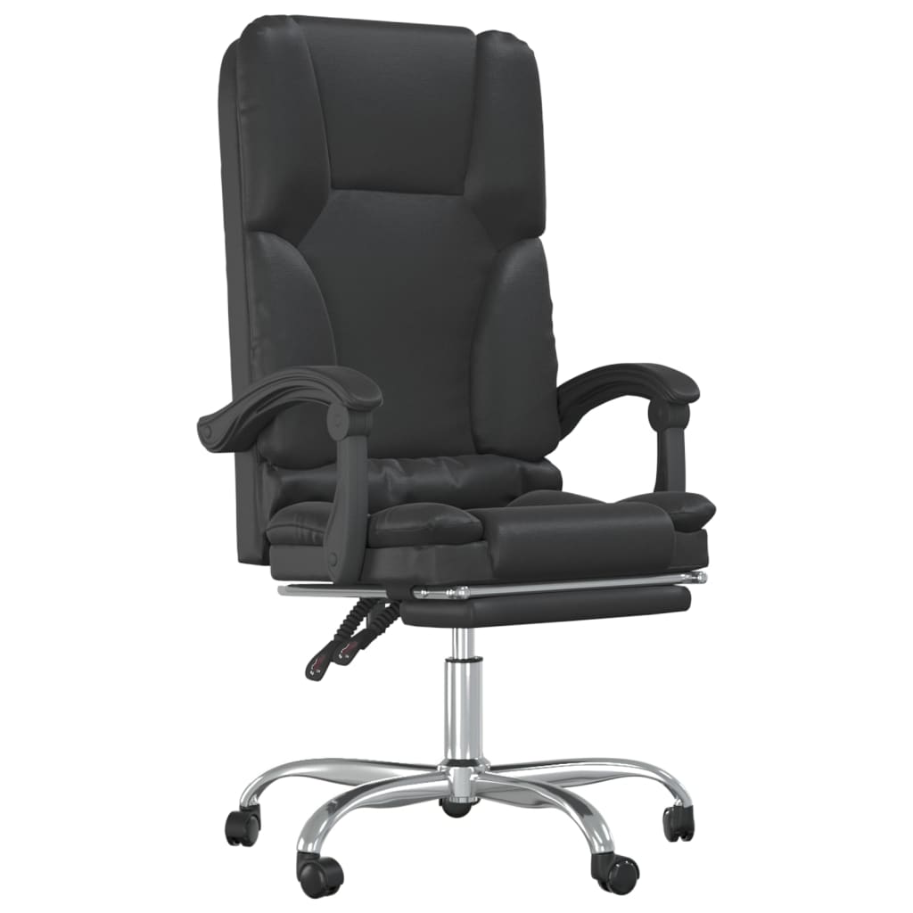 8720287201137_a_en_hd_1 vidaXL Massage Reclining Office Chair Black Faux Leather - Image 2