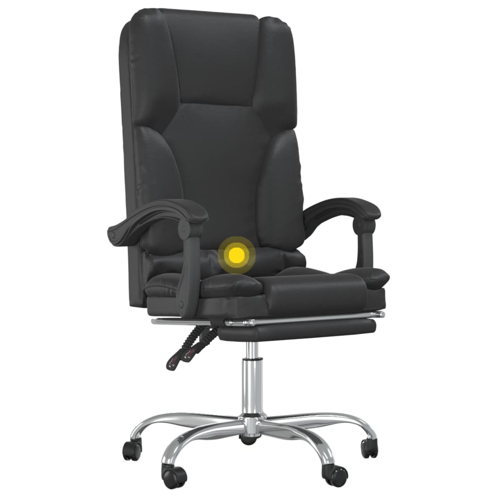 8720287201137_g_en_hd_7 vidaXL Massage Reclining Office Chair Black Faux Leather - Image 9