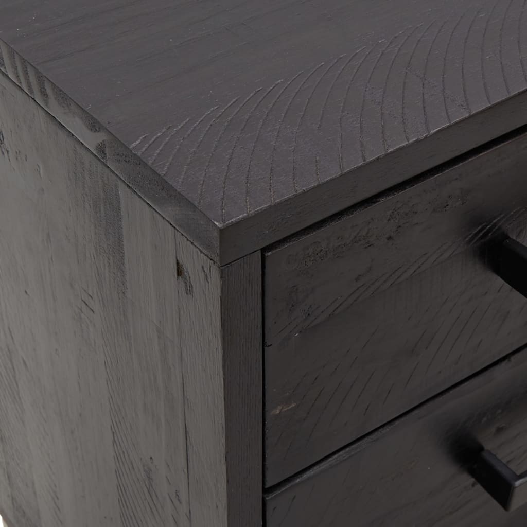 8720287202660_g_en_hd_4 vidaXL Bedside Cabinet Black 40x30x55 cm Solid Pinewood - Image 7