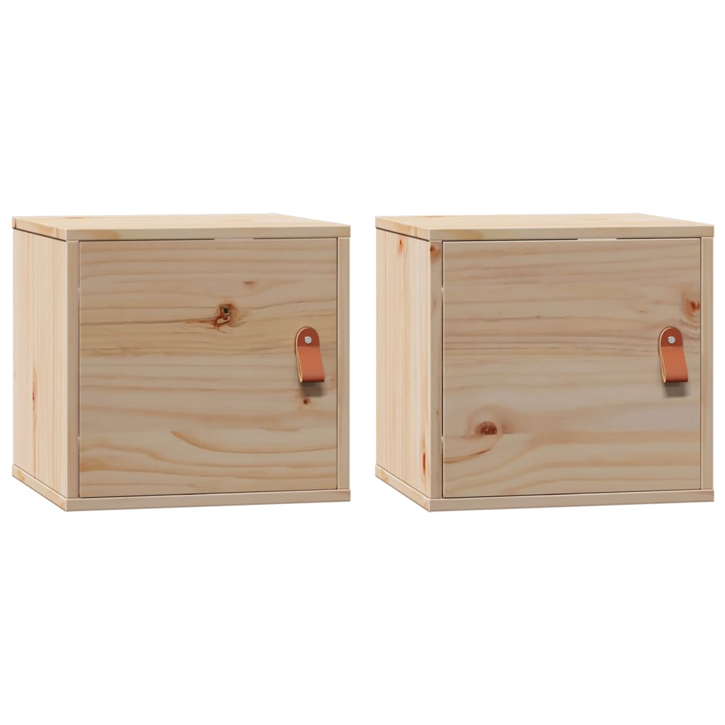 8720287204411_a_en_hd_1 vidaXL Wall Cabinets 2 pcs 31.5x30x30 cm Solid Wood Pine - Image 2