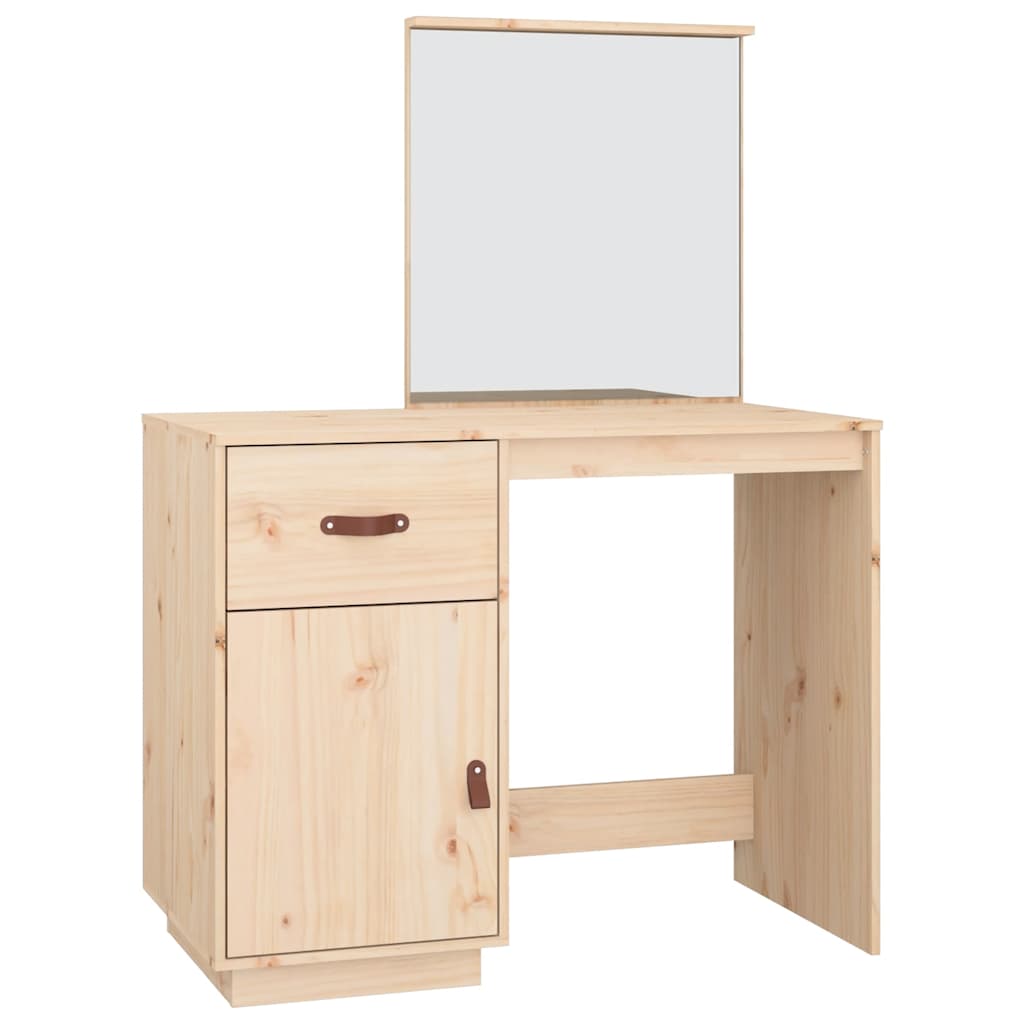 8720287204800_a_en_hd_1 vidaXL Dressing Table 95x50x134 cm Solid Wood Pine - Image 2
