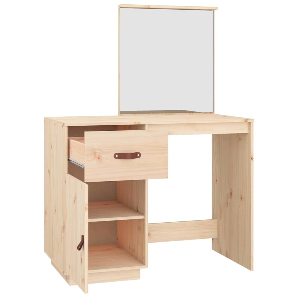 8720287204800_g_en_hd_6 vidaXL Dressing Table 95x50x134 cm Solid Wood Pine - Image 9