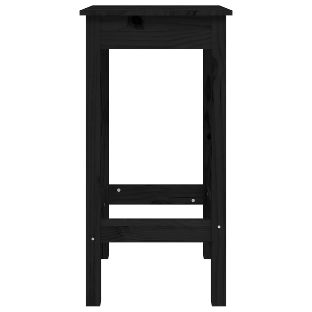 8720287206385_g_en_hd_2 vidaXL Bar Chairs 2 pcs Black 40x40x78 cm Solid Wood Pine - Image 4