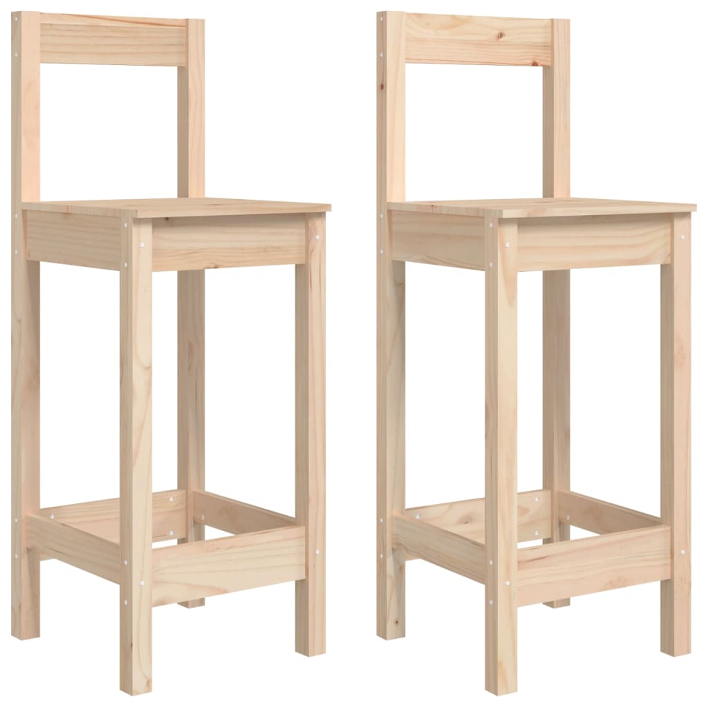 8720287206392_a_en_hd_1 vidaXL Bar Chairs 2 pcs 40x41.5x112 cm Solid Wood Pine - Image 2