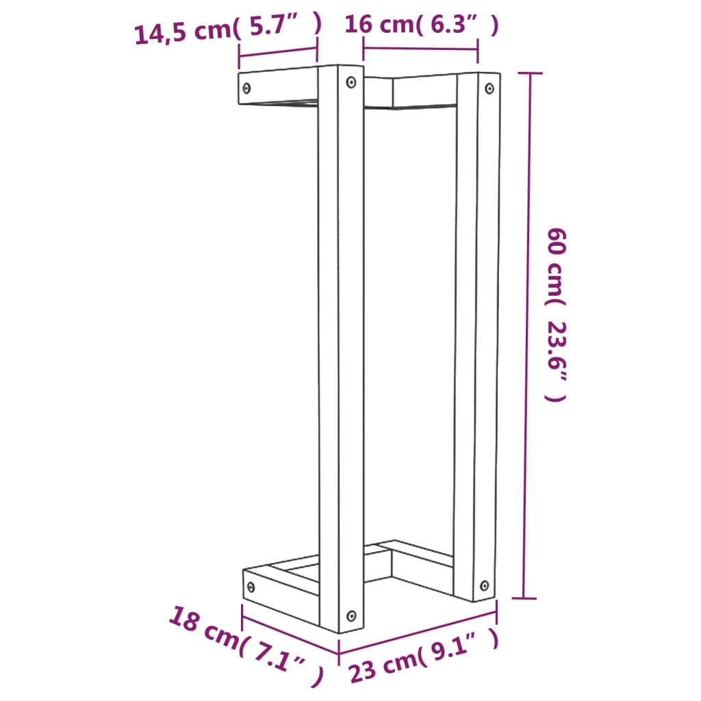 8720287208891_g_en_hd_6 vidaXL Towel Rack 23x18x60 cm Solid Wood Pine - Image 8