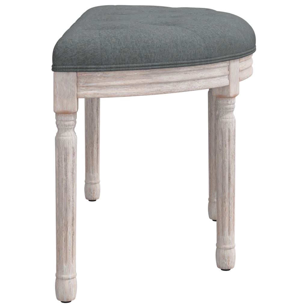 8720287211549_g_en_hd_2 vidaXL Bench Dark Grey 81.5x41x49 cm Fabric - Image 4