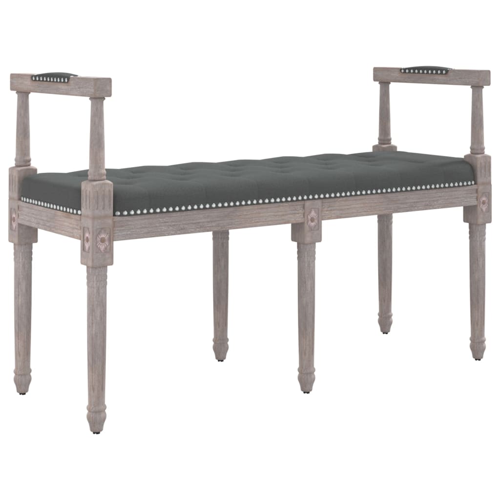 8720287211686_a_en_hd_1 vidaXL Bench Dark Grey 110x40x70 cm Fabric - Image 2