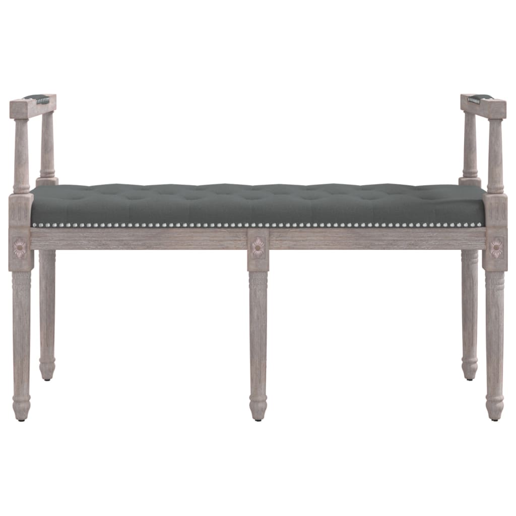 8720287211686_g_en_hd_1 vidaXL Bench Dark Grey 110x40x70 cm Fabric - Image 3