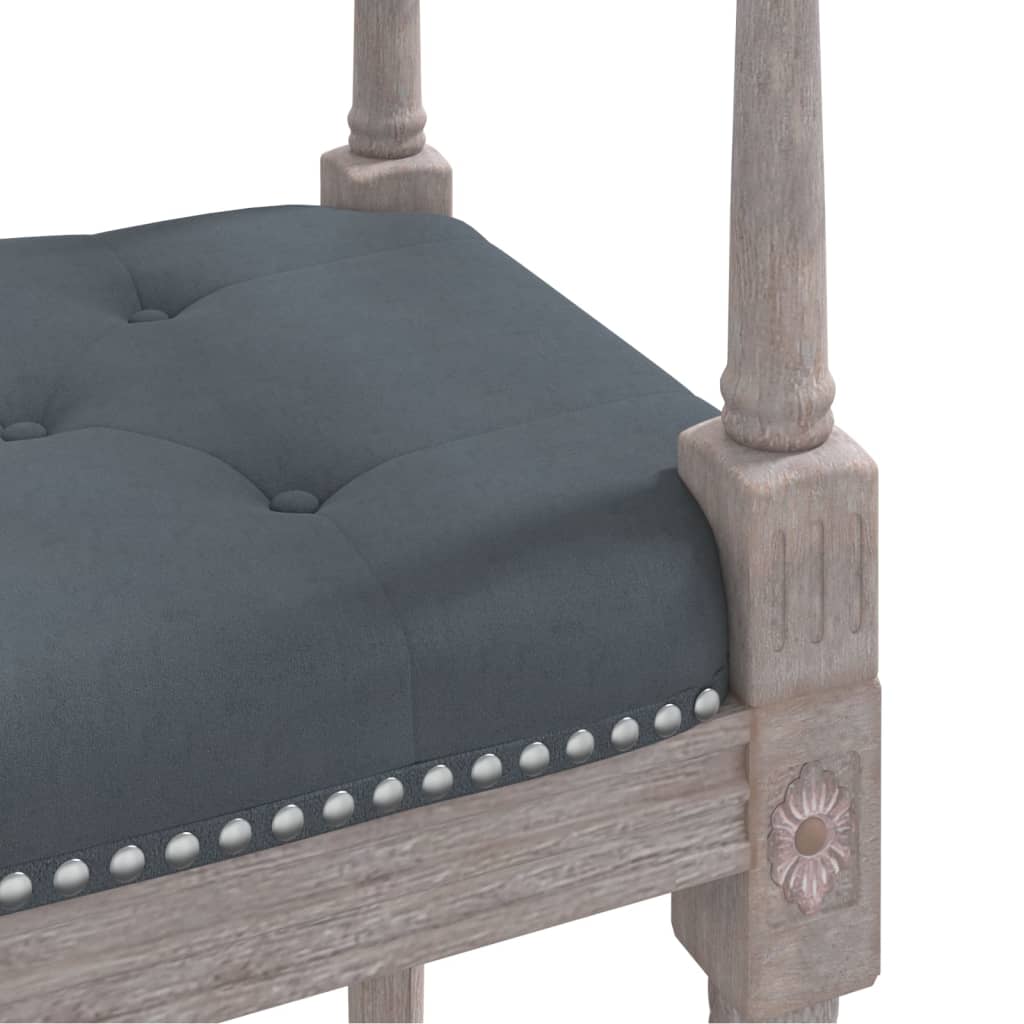 8720287211716_g_en_hd_3 vidaXL Bench Dark Grey 110x40x70 cm Velvet - Image 5