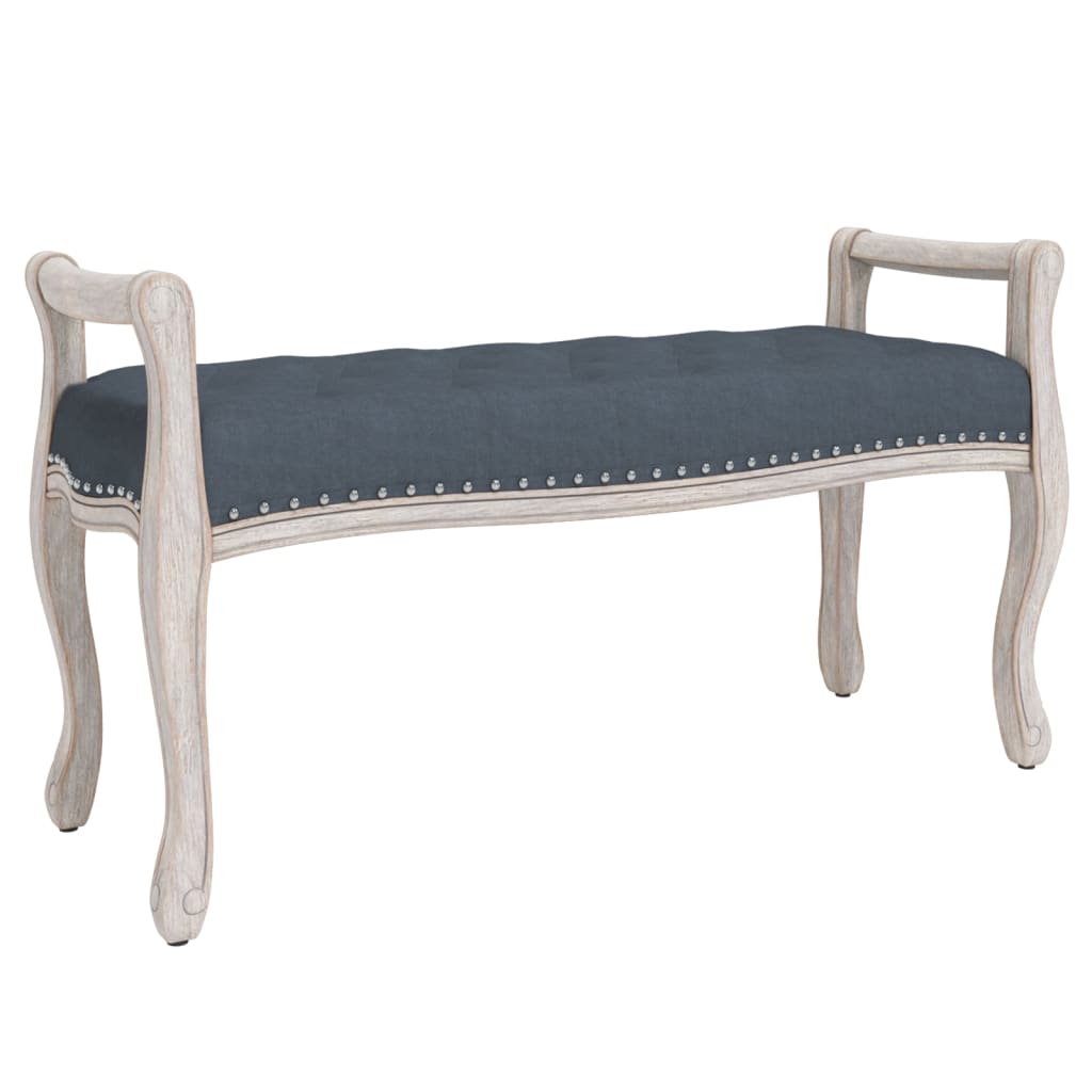 8720287211853_a_en_hd_1 vidaXL Bench Dark Grey 110x45x60 cm Velvet - Image 2