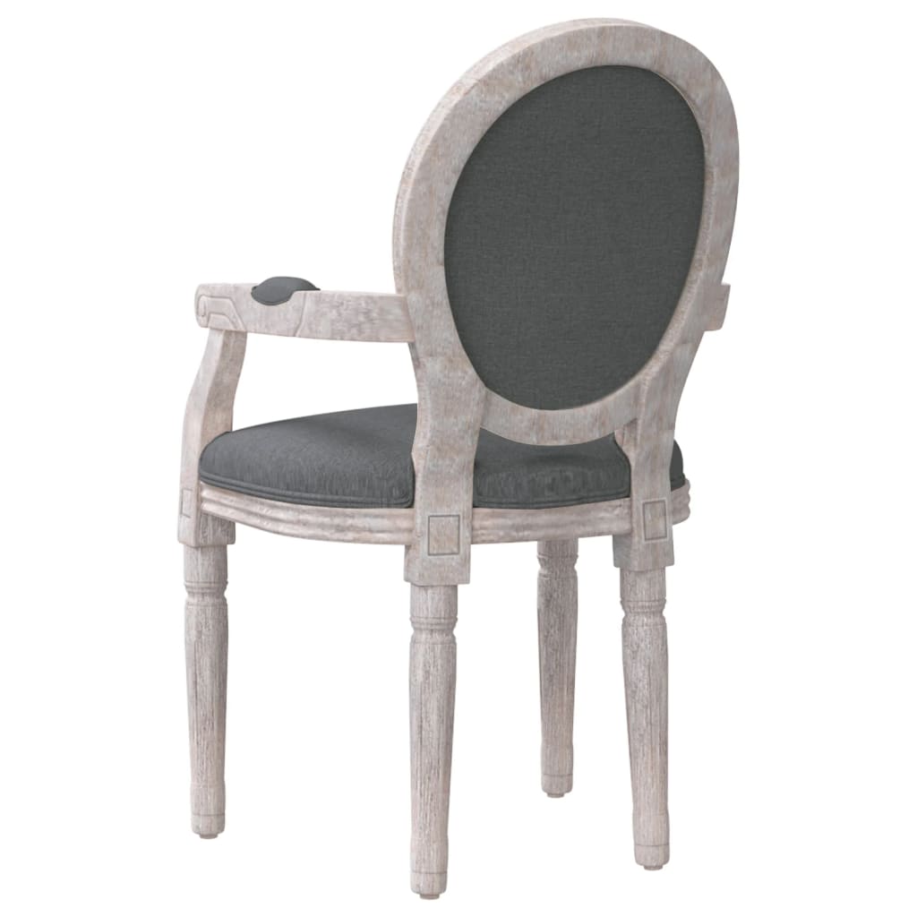 8720287212263_g_en_hd_3 vidaXL Dining Chair Dark Grey 54x56x96.5 cm Fabric - Image 5