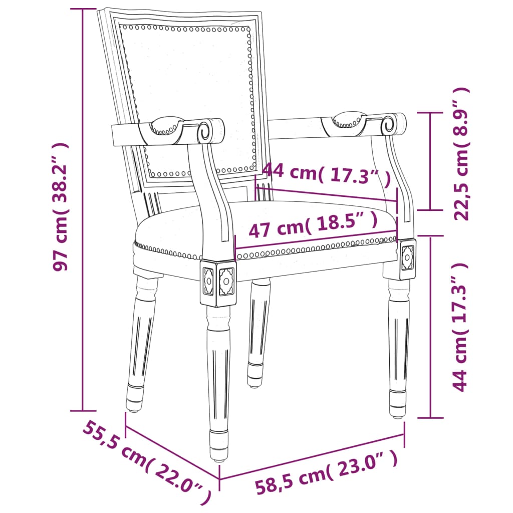 8720287212393_g_en_hd_4 vidaXL Dining Chair Linen - Image 6
