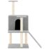 vidaXL Cat Tree with Sisal Scratching Posts Light Grey 109 cm - Image 3