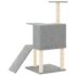 vidaXL Cat Tree with Sisal Scratching Posts Light Grey 109 cm - Image 5