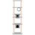 vidaXL Cat Tree with Sisal Scratching Posts Light Grey 169 cm - Image 3