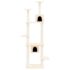 vidaXL Cat Tree with Sisal Scratching Posts Cream 176 cm - Image 3