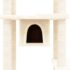 vidaXL Cat Tree with Sisal Scratching Posts Cream 176 cm - Image 6