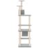 vidaXL Cat Tree with Sisal Scratching Posts Light Grey 176 cm - Image 4