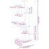 vidaXL Cat Tree with Sisal Scratching Posts Light Grey 176 cm - Image 7