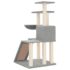 vidaXL Cat Tree with Sisal Scratching Posts Light Grey 94 cm - Image 5
